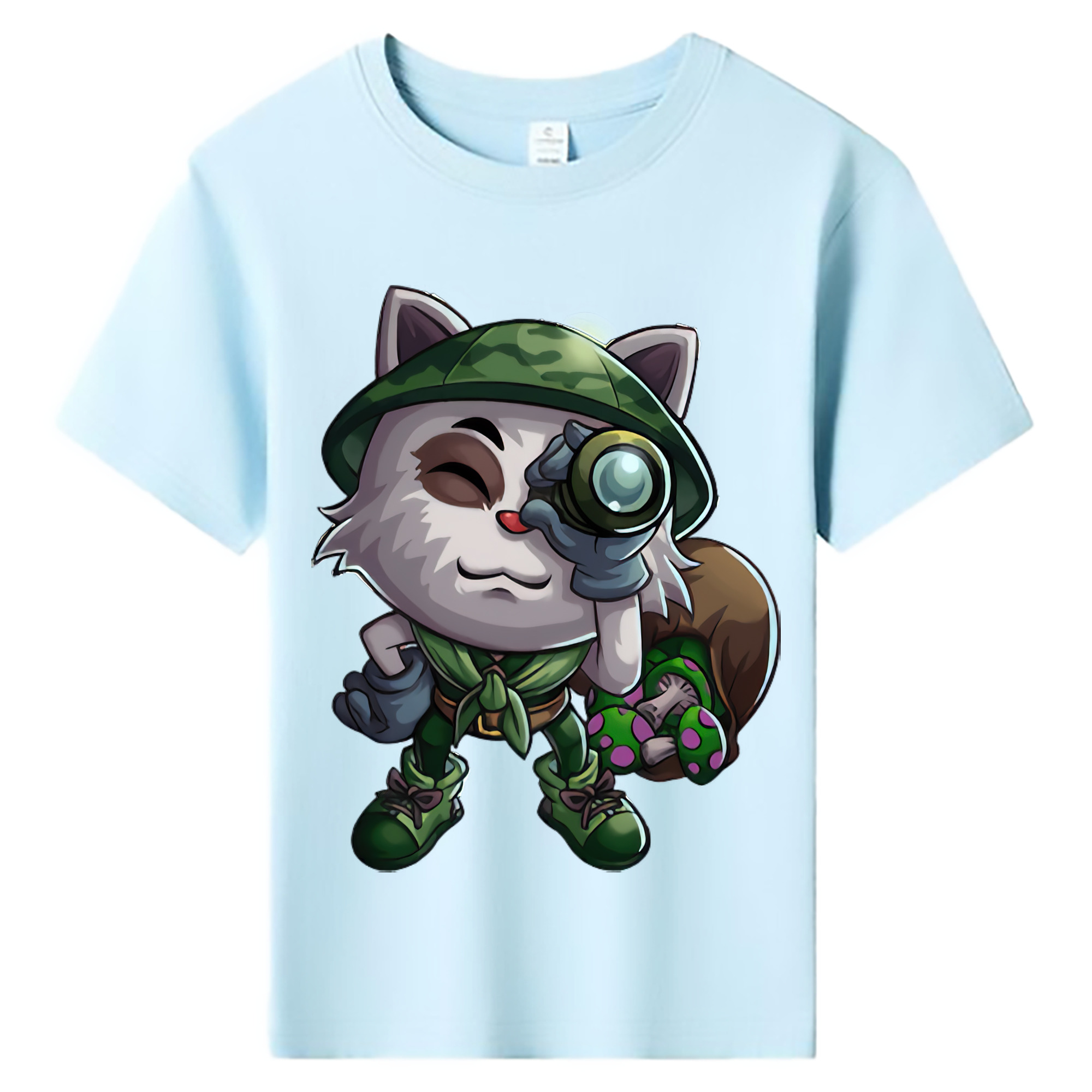 （画像用） リーグ・オブ・レジェンド League of Legends LOL 綿100％キッズTシャツ（フロントプリント）